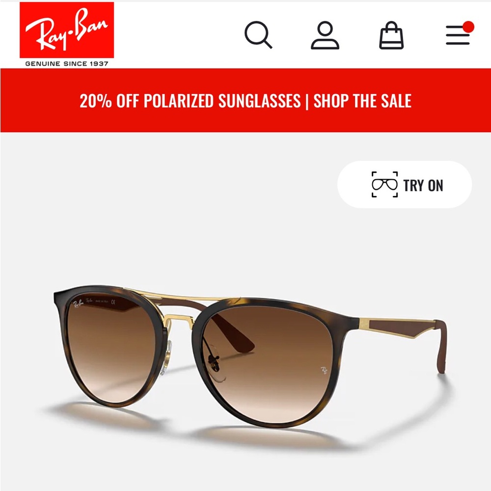 Ray-Ban / Polished Light Havana RB4285